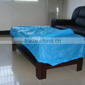Disposable Plastic Waterproof 100% Elastic Fix Bed Covers thumbnail-1