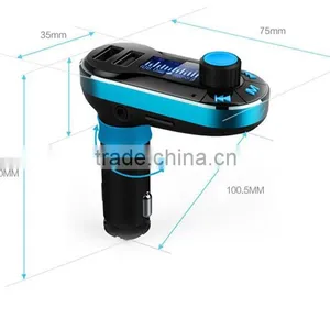 2016 New Coming Bluetooth Car fm Transmitter, fm Broadcast Transmitter for Sale thumbnail-4