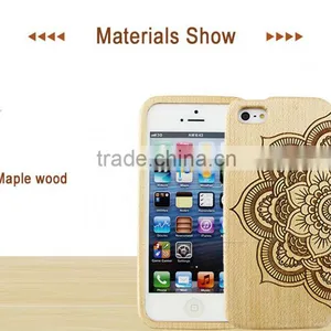 Mandala Flower Design Engraved Double Sided Bulk Case For IPhone 5/5S thumbnail-2