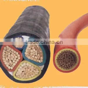 EPR Rubber Insulation Silicone Rubber Sheath Tin-Coated Wire Braid Shielding Cable thumbnail-1