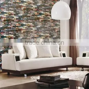 Brick Design 3D Brick Wall Paper PVC Wallpapers thumbnail-6
