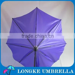 30" Purple Golf Umbrella Manual Open Windproof Frame thumbnail-3