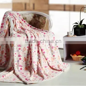 Warp Coral Fleece Blanket Raschel Blanket Bed Sheet thumbnail-1