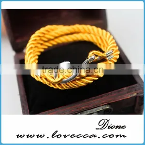 Colorful Rope Handmade Multilayer Anchor Nautical Navy Rope Bracelet thumbnail-6