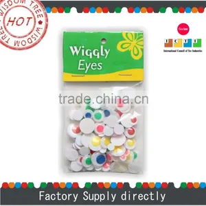 Hotsale Cheap Promotional Colorful Wiggly Eyes as Toys & Craft Accessory thumbnail-1
