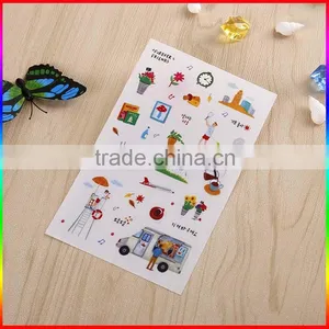 Full Color Printing Die Cut PVC Sticker for Children thumbnail-1
