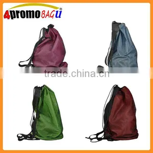 Lightweight Mesh Drawstring Basketball Bag Sprot Beach Ball Bag thumbnail-2