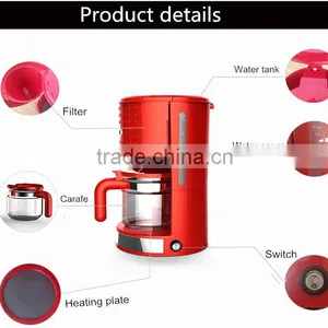 Coffee Machine/10-12cup Dots Desigh Electric Drip Coffee Maker With CE, CB, GS, ROHS, EMC, LFGB thumbnail-6