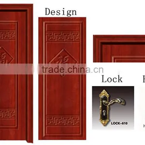 Chinese Design Kings Door Pvc Mdf Armor Door thumbnail-2