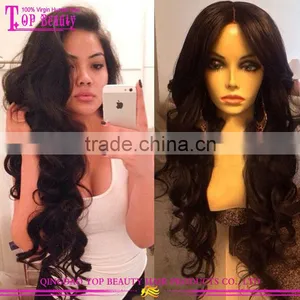 Top Quality Brazilian Hair Online 26inch Tangle Free Thick Human Hair Wig thumbnail-1