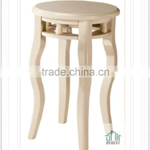 High Quality French Design Flower Pot Stand HB-A# Flower Pot Table White Wood Flower Stand thumbnail-1
