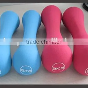 Fashion Colorful Fitness Dumbbell Color Vinyl Coated Dumbbell thumbnail-1