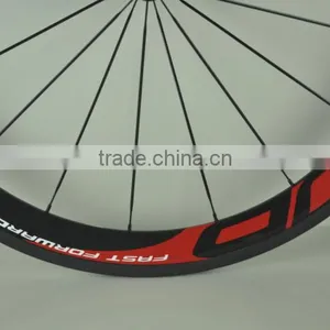 2015 New Arrival Ffwd 700C Clincher Carbon Fiber Wheelset Chinese Bike Wheels High-profile Carbon Wheels thumbnail-2