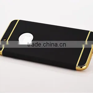 Luxury Removable 3 in 1 Hard Plastic Case For IPhone 6 6S 4.7 / Plus 5.5 PC Plating Matte Cover For IPhone 6S Case thumbnail-2