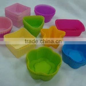 Food Grade Silicone Triangle Cupcake Mould/muffin Mold/ FDA LFGB Proved Bakeware thumbnail-2