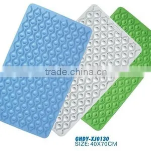 2016 Non-slip Environmental Cobblestone Pebble Soft Rubber Massage Bath Mat Pad Shower Tub Bathing Bathroom Mat thumbnail-1