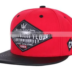 Wholesale Falt Sport Cap Design Custom Flex Fit Hip Hop Snapback Caps thumbnail-6