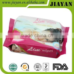 80pcs Food Grade Material Lady Refreshing Facial Wet Wipes thumbnail-1