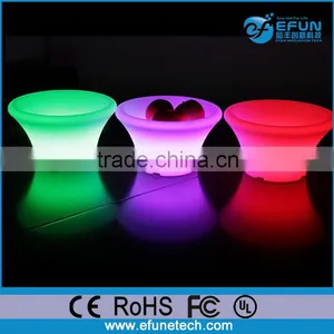 Portable Rgb Color Remote Control Rechargeable Illuminated Light Ice Bucket thumbnail-1