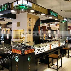 High End Modern Jewelry Store Furniture Interior Design Idea Used Wooden Display Cabinets thumbnail-5