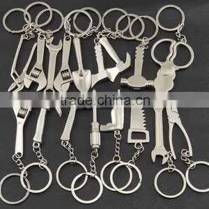 Wholesale Shovel Metal Key Chains/ Hammer Key Chains/hardware Tools Metal Key Chains on Sale thumbnail-4