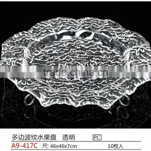 Disirable Plastic Wavy- Edge Fruit Plate thumbnail-6