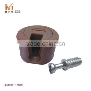 Furniture Plastic Screw Shelf Bracket Support With Pin thumbnail-1