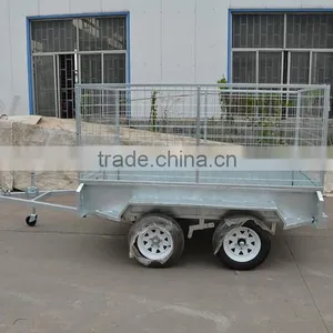Hot Dip Galvanized Box Trailer With Cage thumbnail-2