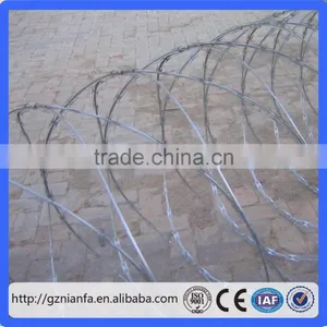 Galvanized Razor Wire Barbed Wire/cheap Galvanized Razor Barbed Wire Bto-22 30 Cbt-60 65(Guangzhou Factory) thumbnail-1