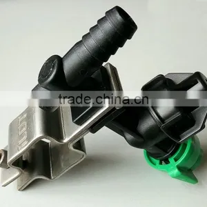 ILOT Wet Boom Nozzle 1" 25.5mm Metal Square Hose Clamp Hose Clip thumbnail-2