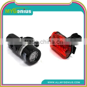 Bicycle Flashlight Headlights+ Cycling Bikes Red Rear Tail Lights thumbnail-1