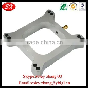 Square Aluminum 4150 CNC Milling Spacer For Air & Fuel Carburetors Accessories thumbnail-3