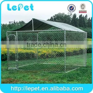 For Amazon and EBay Store Wholesale Large Outdoor Dog Kennel With Roof Metal Dog House thumbnail-1