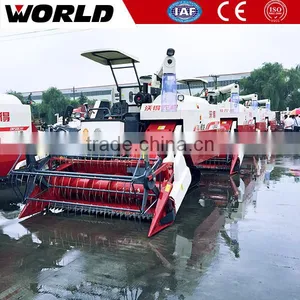 Big Tank Full Feed Mini Combine Harvester With Rubber Track thumbnail-1