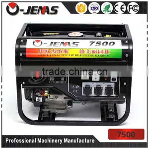 Ojenas Top Quality 7500 Oem Size Durable Steel Gas Generator thumbnail-1