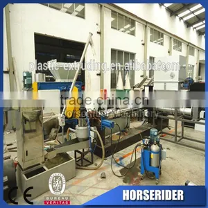 Waste Plastic pc Computer Shell Granulator Pelletizing Recycling Line/pc Computer Enclosure Scraps Grinding Recycling Plant thumbnail-1