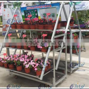 Hot Sales Display Danish Flower Trolley Cart With Pulling System thumbnail-5