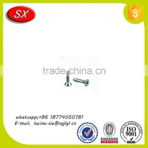Customized Flat Hex Socket Head Thread Cutting Self Tapping Screws With Nickel Plated thumbnail-2