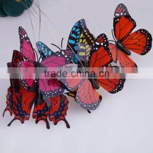Solar Butterfly Solar and Battery Powered Fluttering Butterfly Solar Fluttering Buftterfly Flying Butterfly thumbnail-1
