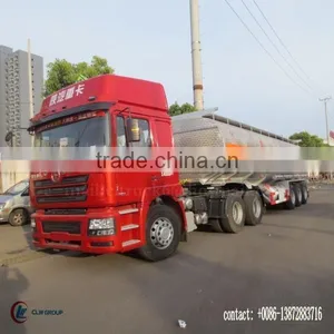CLW 3 Axle Aluminum Alloy Oil Trailer 50000 Liter With Shacman Tractor thumbnail-1