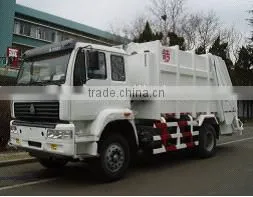 QINGZHUAN 16m3 SINOTRUK 4X2 HOWO New Garbage Truck Garbage Transporting Truck thumbnail-1