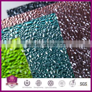 Polycarbonate Diamond Surface Sheet, PC Embossed Sheet thumbnail-1