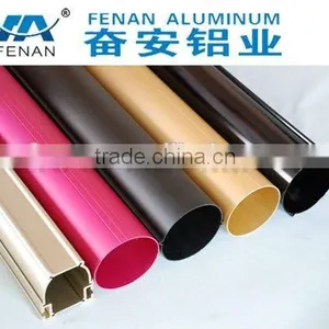 Aluminum Tubing Extrusion Blue Powder Coating Aluminum Pipe thumbnail-2