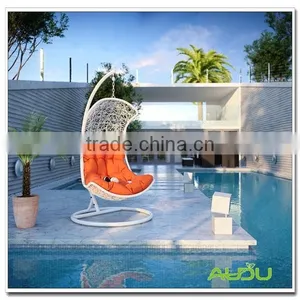 Audu Cheap Patio/Garden Rattan Hanging Swing Basket Chair thumbnail-1