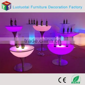 Illuminated Light up Outdoor Led Bar Furniture/led Bar Stand Table thumbnail-6