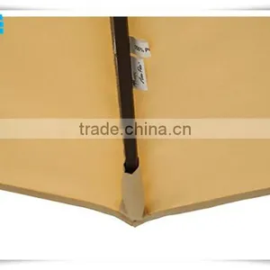 Patio Market Sun Beige Umbrella With Push Button Tilt and Crank thumbnail-5