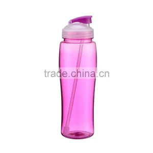 Eco-Friendly 750ml Portable BPA Free Sport Drink Cycling Hiking Outdoor Bike Gym Water Bottle With Flip Straw Space Cup thumbnail-3