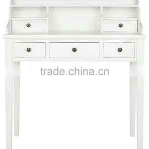 Dressing Table With Five Drawers Writing Table Study Room Furniture K/D Desk T15-523D 80*40*70cm thumbnail-1