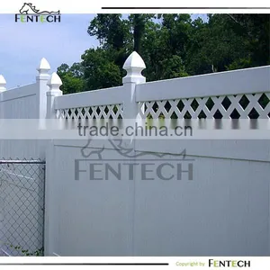 Traditional Hot Sale High Quality PVC/Vinyl/Plastic Lattice Privacy Fence Factory thumbnail-1