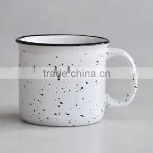 Promotional Wholesale Stoneware Jumbo Soup Mug With Enamel Design thumbnail-5